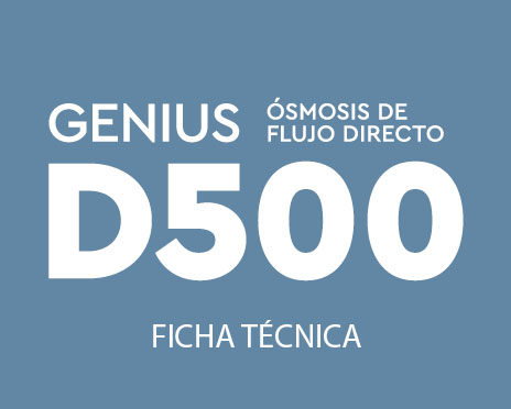Ath - Ósmosis inversa flujo directo Genius D500